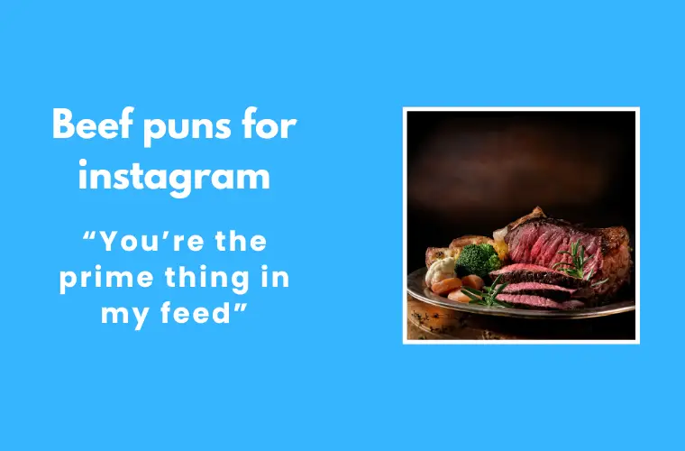 Beef puns for instagram