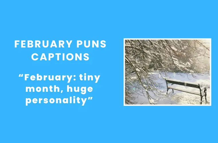 February puns captions